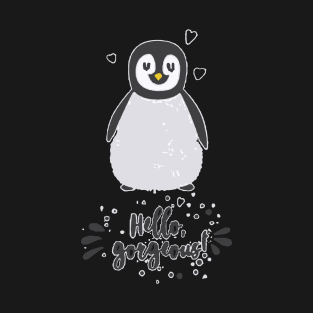 Penguin Cute Logo T-Shirt