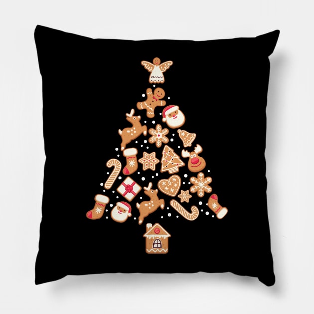 Funny Baking Team Men Women Kids Baking Ugly Christmas Pillow by KsuAnn