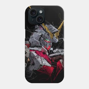 Unicorn Gundam RX-0 Scribble Artwork Phone Case
