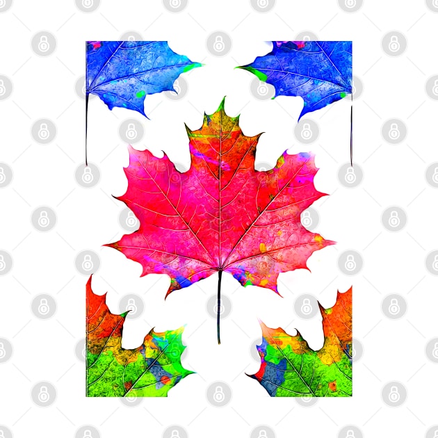 Cartoon Maple Leaves by danieljanda