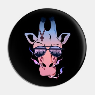 Pink Giraffe Pin