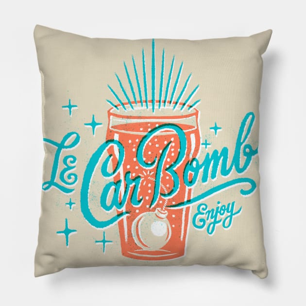 Le Car Bomb Pillow by ConradGarner