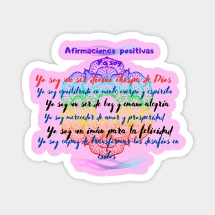 Positive affirmations quotes Magnet