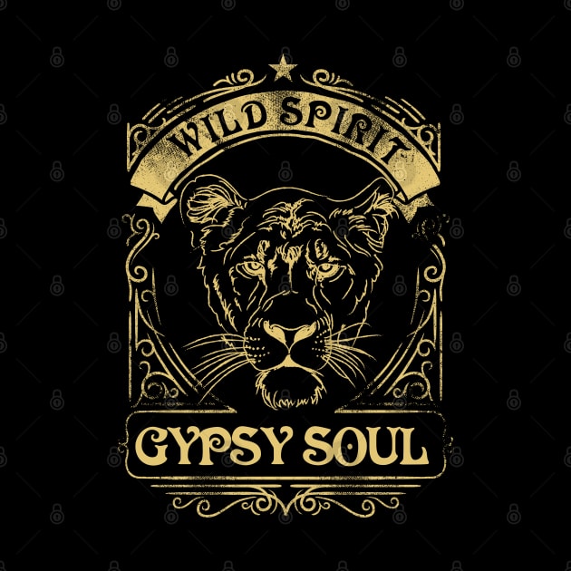 Lion - Wild heart - gypsy soul by All About Nerds