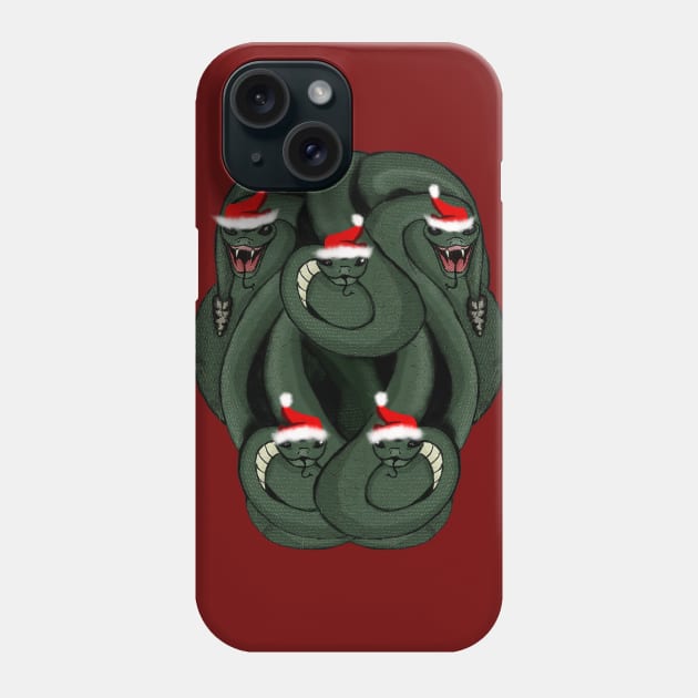 A wreath of Snakes Edit Phone Case by Flush Gorden