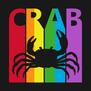 Cute Animal Rainbow Crab T-Shirt