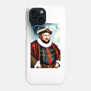 Santa Henry VIII (Celebrity Christmas) Phone Case