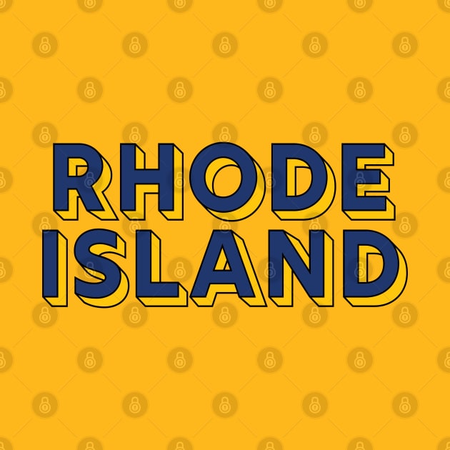 Rhode Island Flag Colors by MAS Design Co