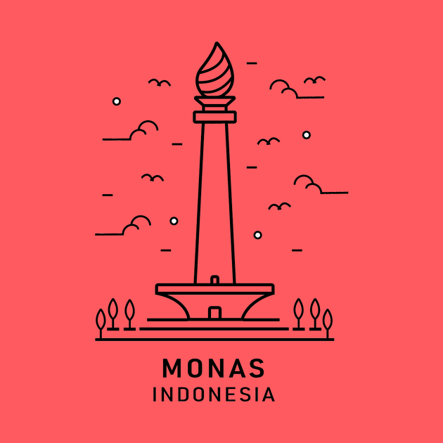 Monumen Nasional "MONAS" by Artbyme Store