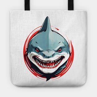 basic shark tattoo Tote