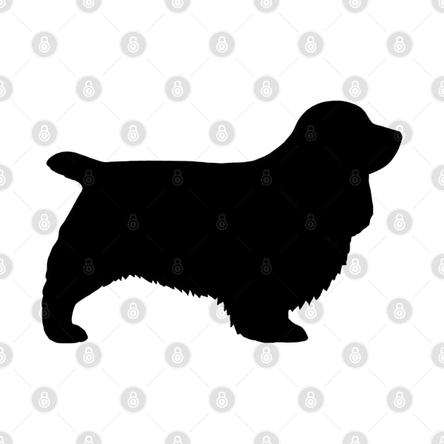 Sussex Spaniel Silhouette by Coffee Squirrel