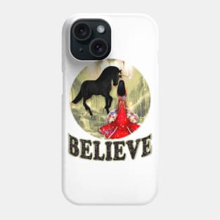 Believe. Unicorn and Mermaid Phone Case