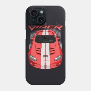 Viper SRT10-red and white Phone Case