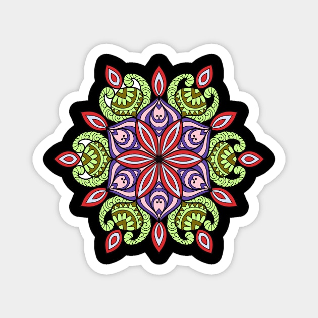 mandala passion Style Magnet by Al-Raeeq