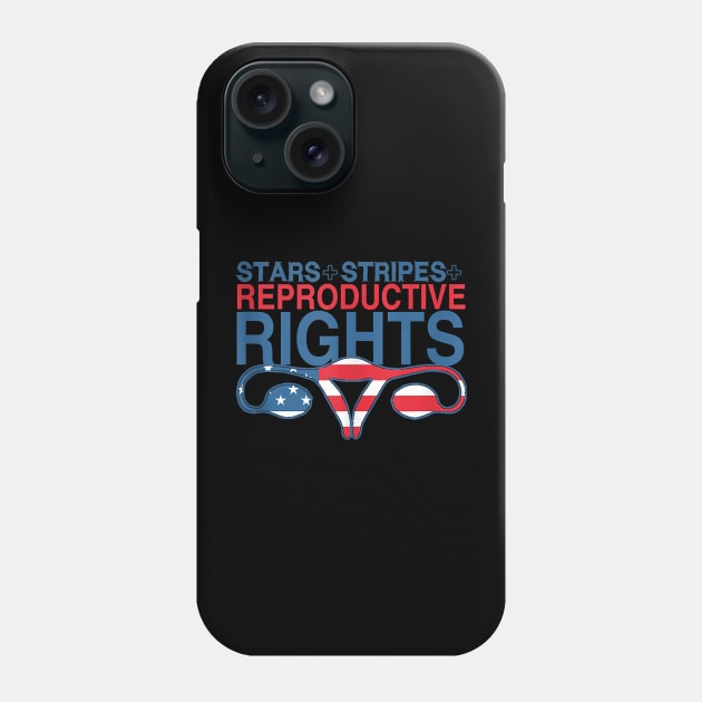 Stars Stripes And Reproductive Rights Phone Case by Roberto C Briseno