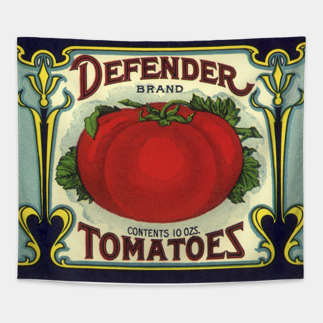 Vintage Defender Tomatoes Label