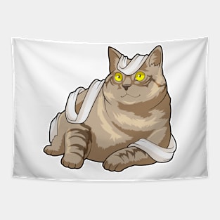 Cat with Toilet paper Tapestry