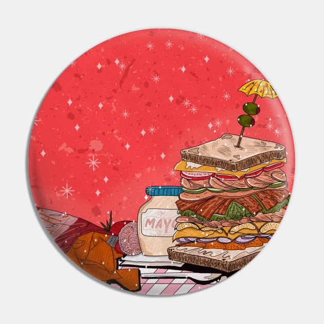 A 16  Layer Lunch Pin by DejaDoodlesArt