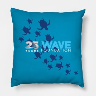 WAVE Foundation 25th Anniversary with Sea Turtles Pillow