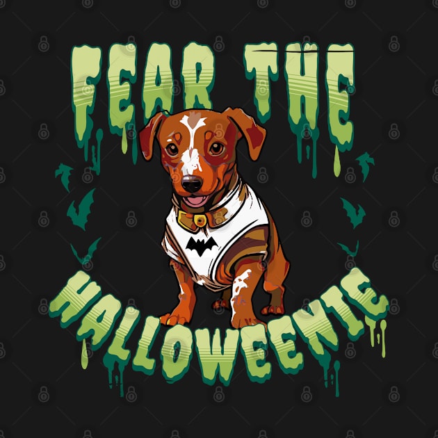 Fear the Halloweenie by Distinct Designs NZ