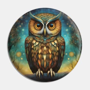 Mystical Owl Pin