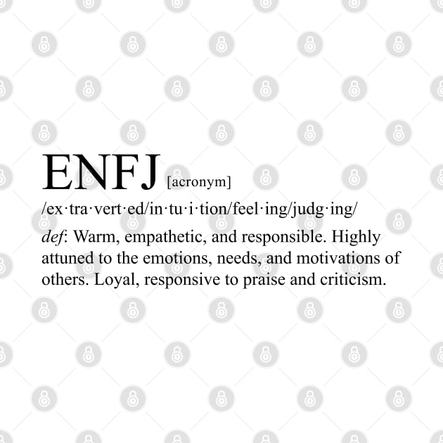 ENFJ Personality (Dictionary Style) Light by personalitysecret