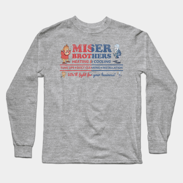 Miser Brothers Heating and Cooling - Miser Brothers - Long Sleeve T-Shirt