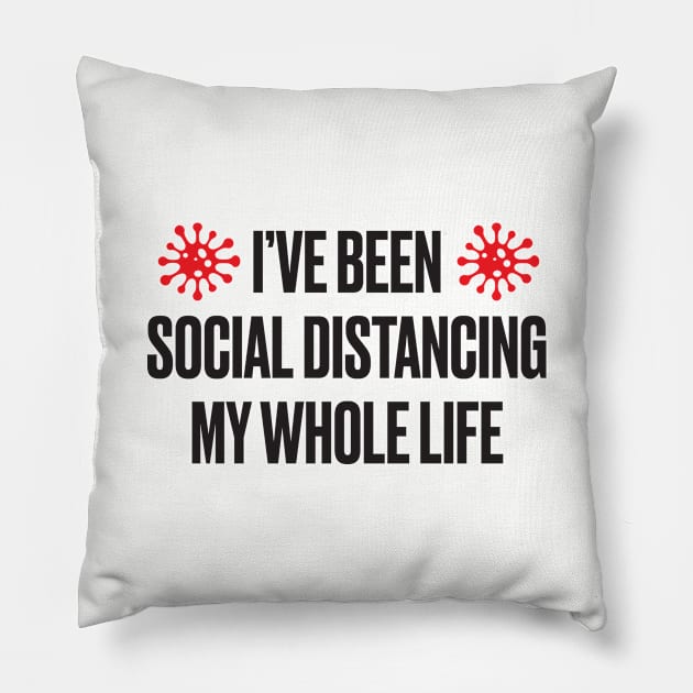 Social Distancing Pillow by fullgrownham