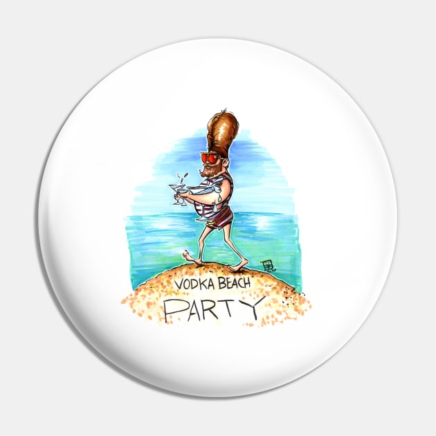 Vodka Beach Party Pin by obillwon