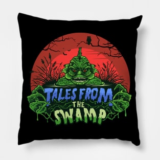 Tales From The Swamp Monster Pillow