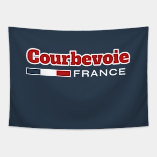 Courbevoie France Retro Tapestry