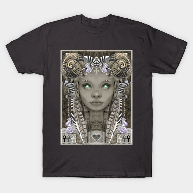 Discover pharaoh mummy tomb egypt pyramid god ammonite fossil gold ankh - Princess - T-Shirt