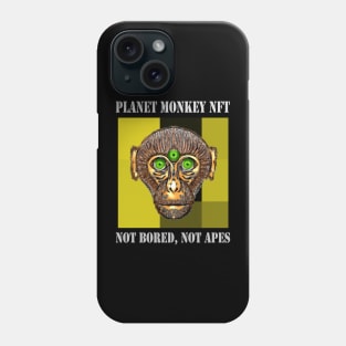 On Planet Monkey nft Collection Not Bored Apes Phone Case