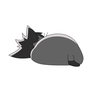 chibi cat kuroo sleeping T-Shirt