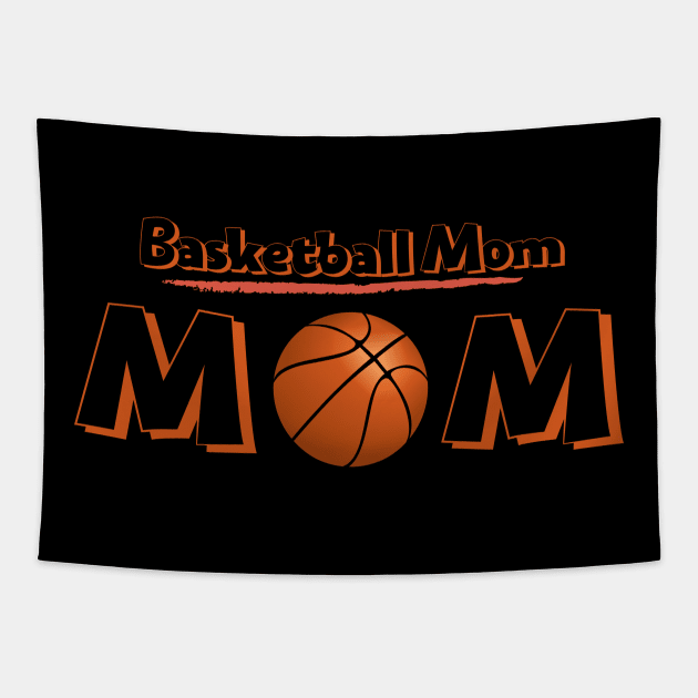 Basketball Mom Tapestry by Ijounes