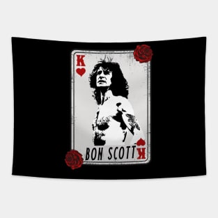 Vintage Card Bon Scott Tapestry