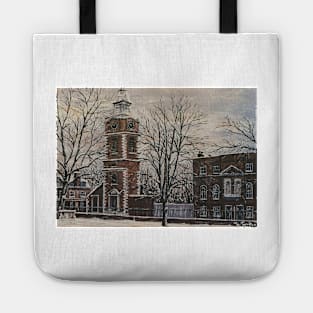 ST JOHNS  CHURCH WAPPING LONDON AT CHRISTMAS Tote