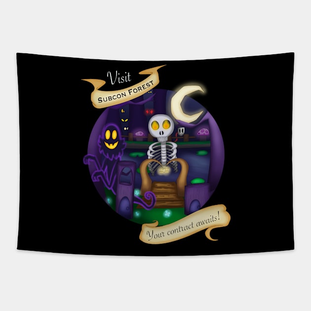 A Hat in Time Subcon Forest Tapestry by CaptainShivers