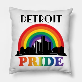 Detroit Pride LGBTQ Pillow