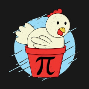 Chicken Pot Pi Funny Math Pi Day T-Shirt