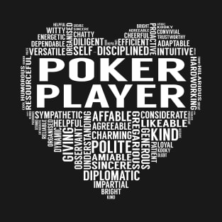 Poker Player Heart T-Shirt