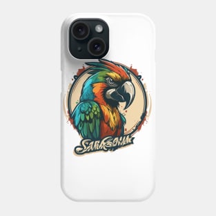 Graffiti Paint Parrot Bird Creative Phone Case