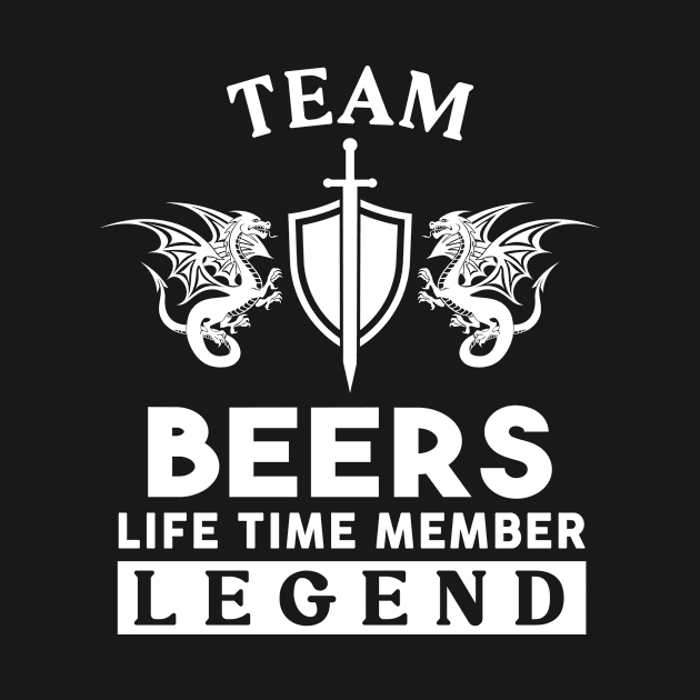 Beers Name T Shirt - Beers Life Time Member Legend Gift Item Tee by unendurableslemp118