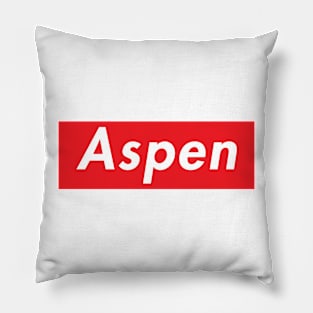 Skiing Aspen Colorado Ski Red And White Skateboard Snowboard Laptop Pillow