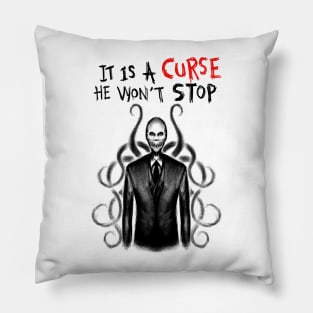 Trapped in the Curse of Slender Man: A Never-Ending Nightmare Pillow