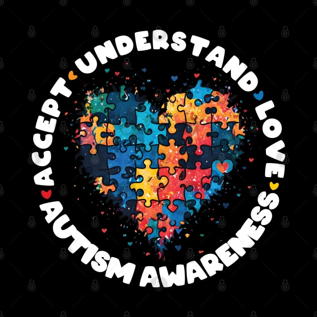 Autism Awareness - Accept, Understand, Love by artdise