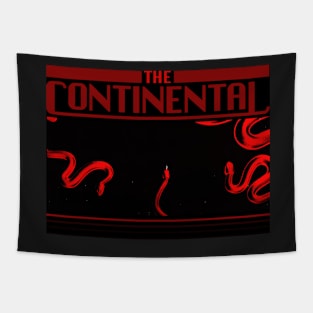 continental series john wick world graphic design illustration Tapestry