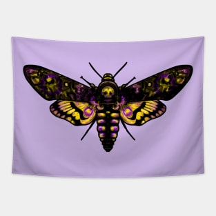 Intersex Moth Tapestry