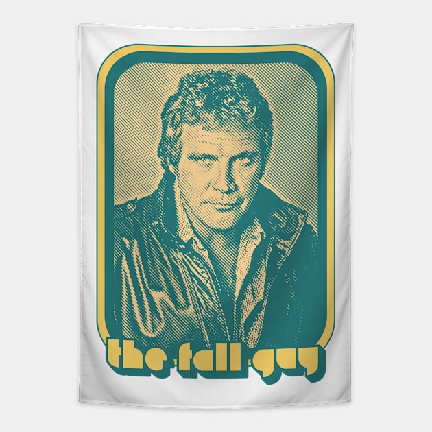 The Fall Guy  / 80s TV Retro Design Tapestry by DankFutura