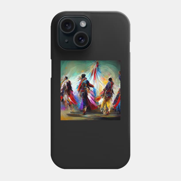 Colorful Tribal Dance- best selling Phone Case by bayamba